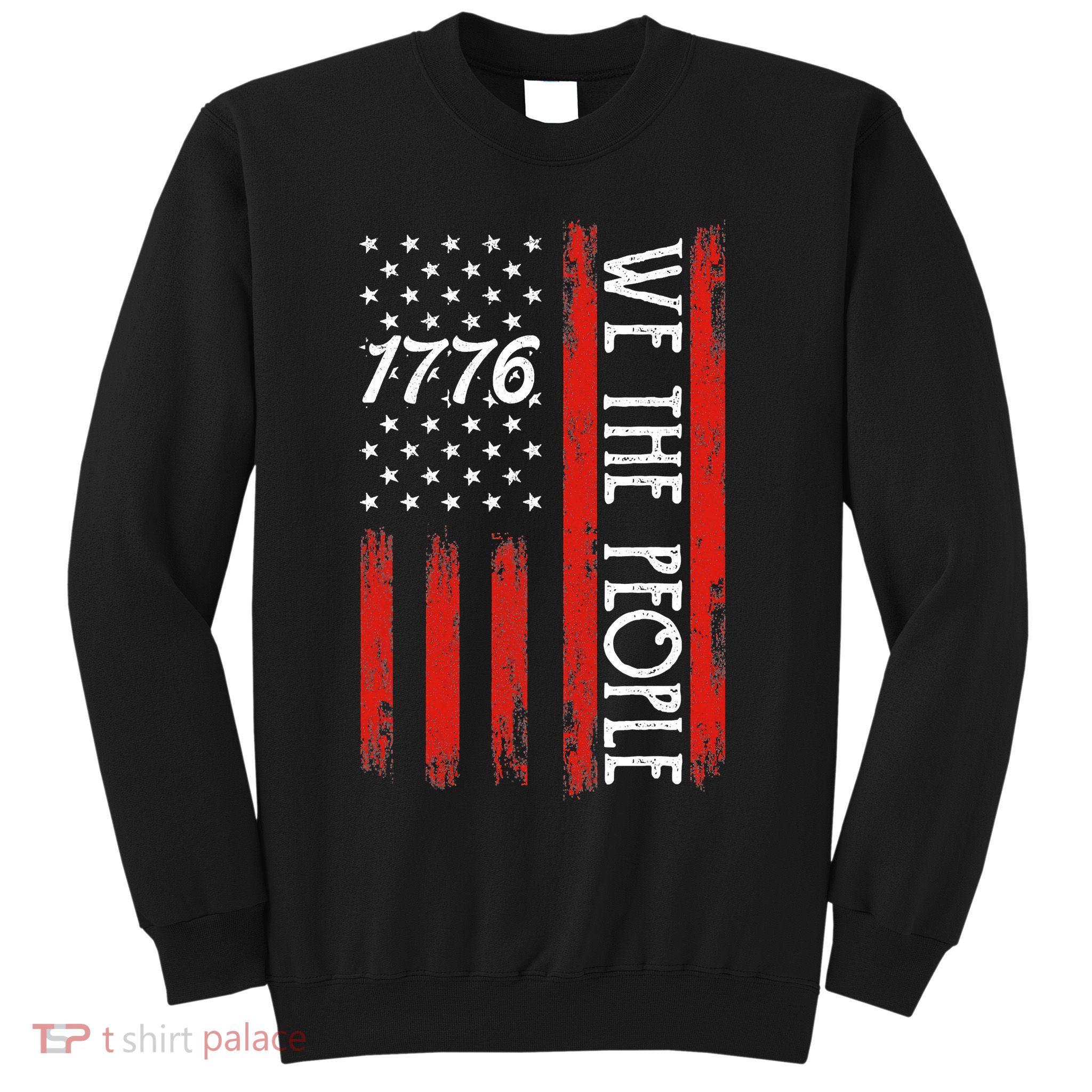 Happy 4th Of July 1776 American Flag Sweatshirt