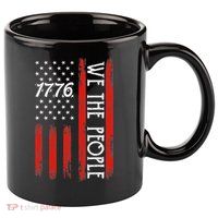 Happy 4th Of July 1776 American Flag 11oz C Handle Ceramic Mug