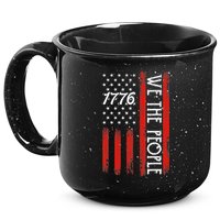 Happy 4th Of July 1776 American Flag 15oz Campfire Ceramic Mug