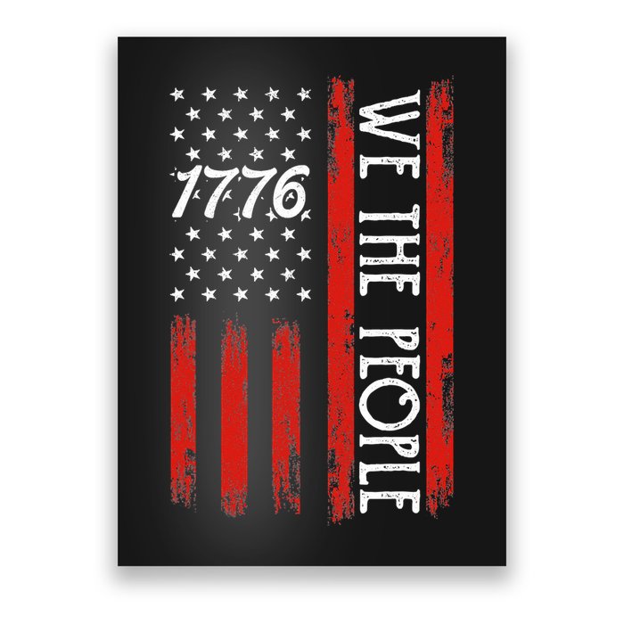 Happy 4th Of July 1776 American Flag Poster