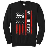 Happy 4th Of July 1776 American Flag Tall Sweatshirt