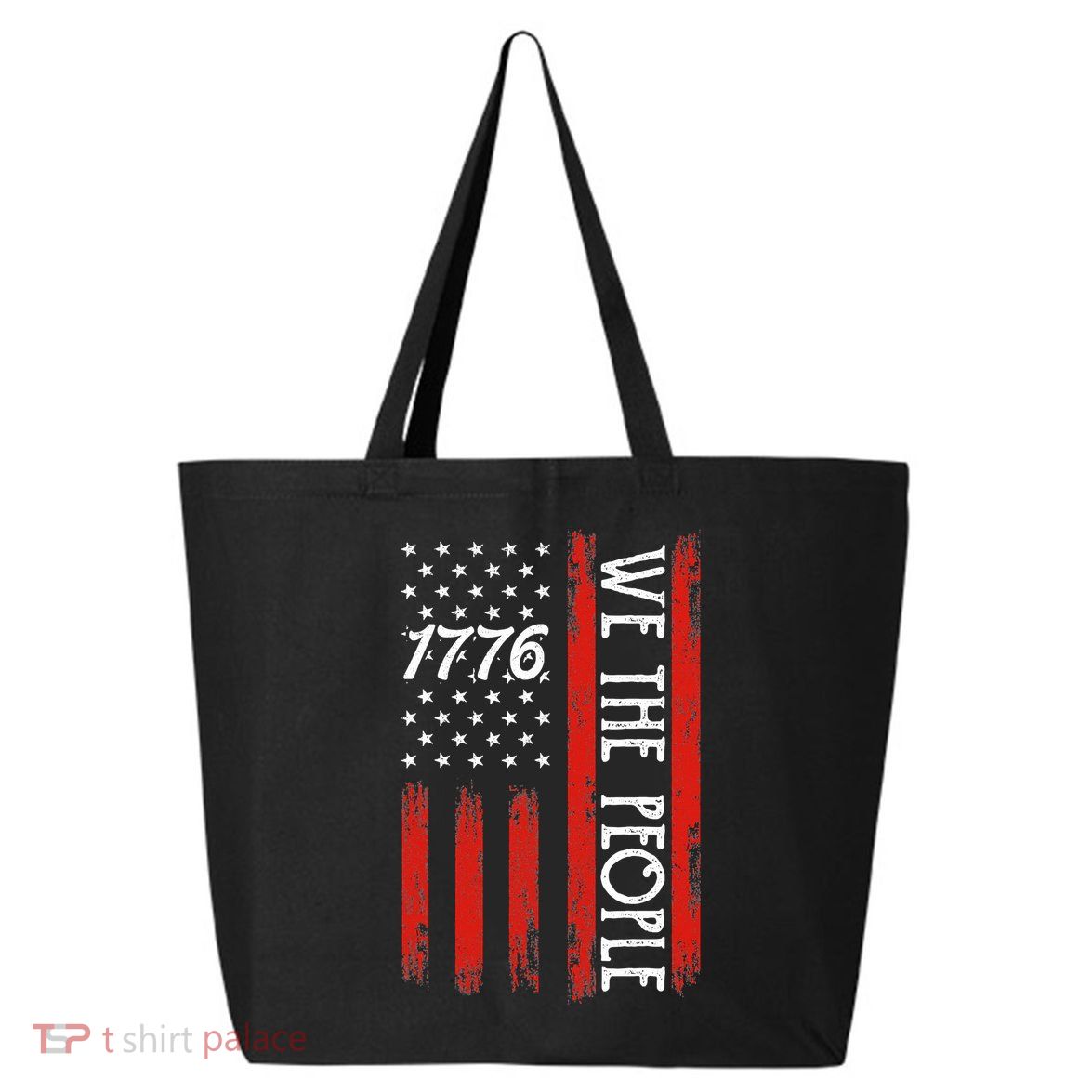 Happy 4th Of July 1776 American Flag 25L Jumbo Tote
