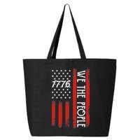 Happy 4th Of July 1776 American Flag 25L Jumbo Tote