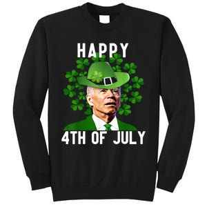 Happy 4th Of July Confused Funny Joe Biden St Patricks Day Sweatshirt