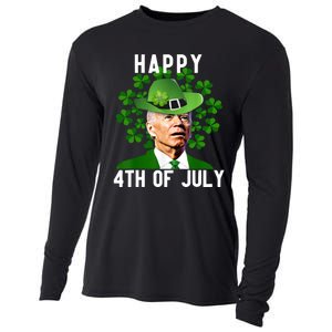 Happy 4th Of July Confused Funny Joe Biden St Patricks Day Cooling Performance Long Sleeve Crew