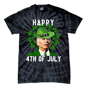 Happy 4th Of July Confused Funny Joe Biden St Patricks Day Tie-Dye T-Shirt