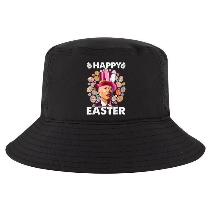 Happy 4th Of July Easter Biden Confused Rabbit Bunny Eggs  Cool Comfort Performance Bucket Hat