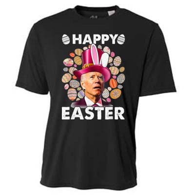 Happy 4th Of July Easter Biden Confused Rabbit Bunny Eggs  Cooling Performance Crew T-Shirt