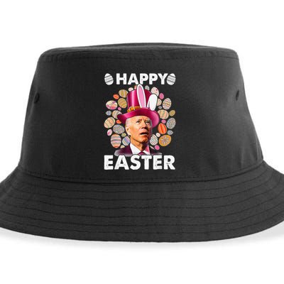 Happy 4th Of July Easter Biden Confused Rabbit Bunny Eggs  Sustainable Bucket Hat