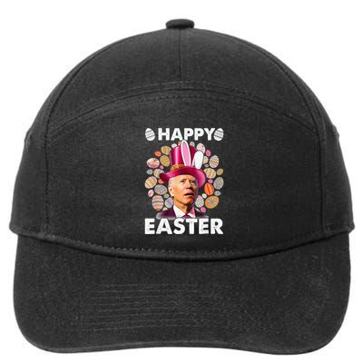 Happy 4th Of July Easter Biden Confused Rabbit Bunny Eggs  7-Panel Snapback Hat