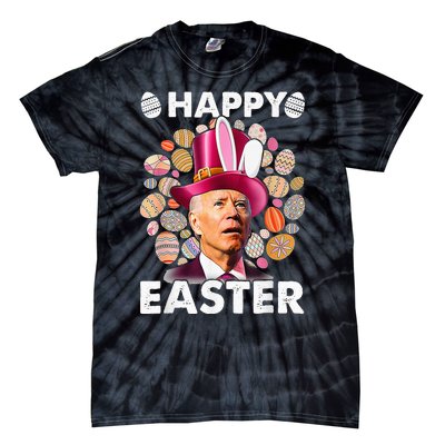 Happy 4th Of July Easter Biden Confused Rabbit Bunny Eggs  Tie-Dye T-Shirt