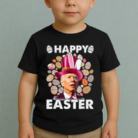 Happy 4th Of July Easter Biden Confused Rabbit Bunny Eggs  Toddler T-Shirt