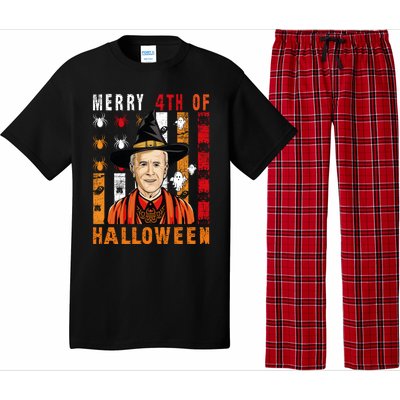 Happy 4th Of July Confused Funny Joe Biden Halloween Day Gift Pajama Set