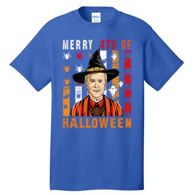 Happy 4th Of July Confused Funny Joe Biden Halloween Day Gift Tall T-Shirt