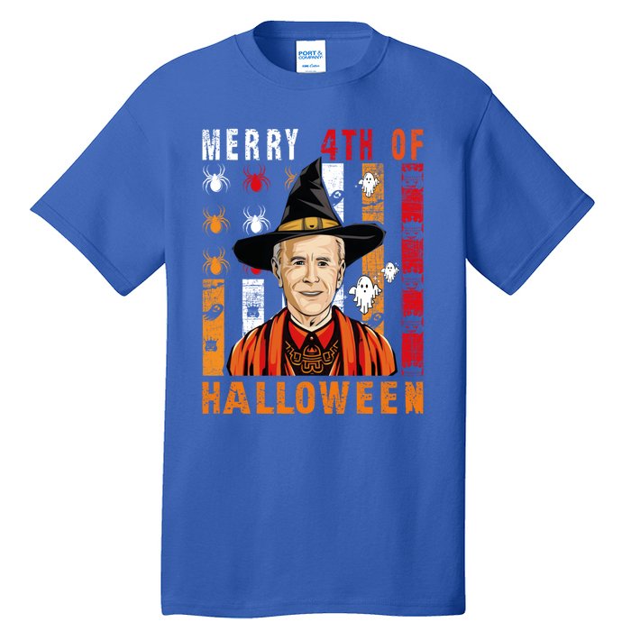 Happy 4th Of July Confused Funny Joe Biden Halloween Day Gift Tall T-Shirt