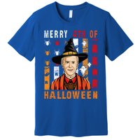 Happy 4th Of July Confused Funny Joe Biden Halloween Day Gift Premium T-Shirt