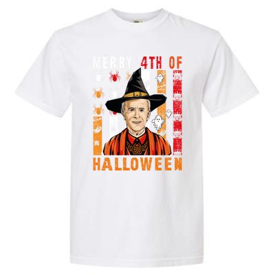 Happy 4th Of July Confused Funny Joe Biden Halloween Day Gift Garment-Dyed Heavyweight T-Shirt