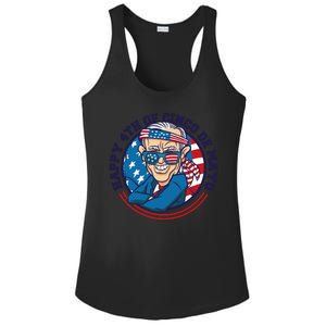 Happy 4th Of Cinco De Mayo Funny Joe Biden Ladies PosiCharge Competitor Racerback Tank