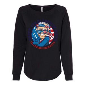 Happy 4th Of Cinco De Mayo Funny Joe Biden Womens California Wash Sweatshirt