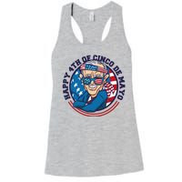 Happy 4th Of Cinco De Mayo Funny Joe Biden Women's Racerback Tank