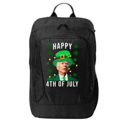 Happy 4th Of July Joe Biden St Patrick's Day Funny City Backpack
