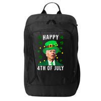 Happy 4th Of July Joe Biden St Patrick's Day Funny City Backpack