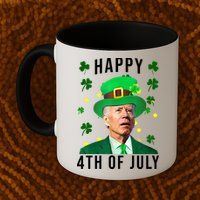 Happy 4th Of July Joe Biden St Patrick's Day Funny Mug
