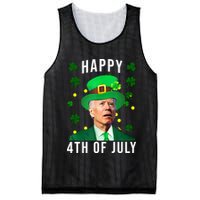 Happy 4th Of July Joe Biden St Patrick's Day Funny Mesh Reversible Basketball Jersey Tank