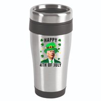Happy 4th Of July Joe Biden St Patrick's Day Funny 16oz Travel Tumbler