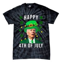 Happy 4th Of July Joe Biden St Patrick's Day Funny Tie-Dye T-Shirt