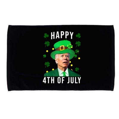 Happy 4th Of July Joe Biden St Patrick's Day Funny Microfiber Hand Towel