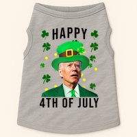 Happy 4th Of July Joe Biden St Patrick's Day Funny Doggie Tank
