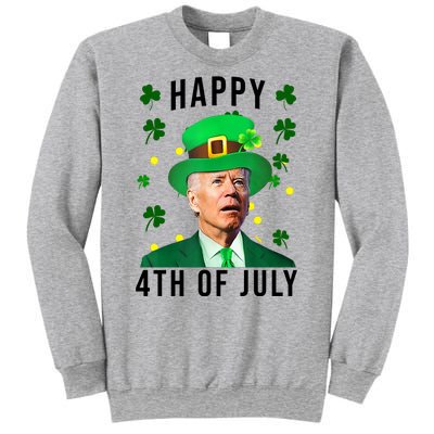 Happy 4th Of July Joe Biden St Patrick's Day Funny Sweatshirt