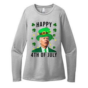 Happy 4th Of July Joe Biden St Patrick's Day Funny Womens CVC Long Sleeve Shirt