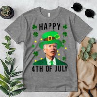 Happy 4th Of July Joe Biden St Patrick's Day Funny Premium T-Shirt