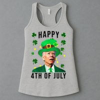 Happy 4th Of July Joe Biden St Patrick's Day Funny Womens Tank Top