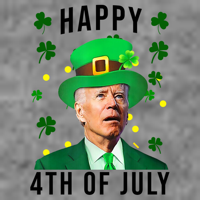 Happy 4th Of July Joe Biden St Patrick's Day Funny Baby Bodysuit