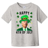 Happy 4th Of July Joe Biden St Patrick's Day Funny Toddler T-Shirt