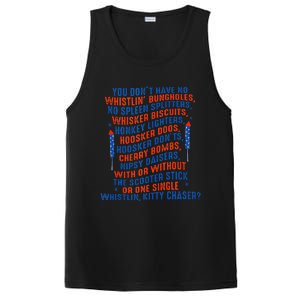 Happy 4th Of July Merica Funny American Flag PosiCharge Competitor Tank