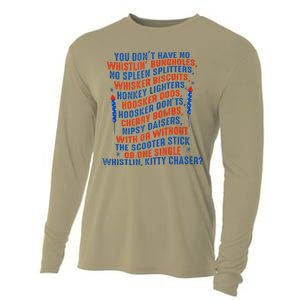 Happy 4th Of July Merica Funny American Flag Cooling Performance Long Sleeve Crew