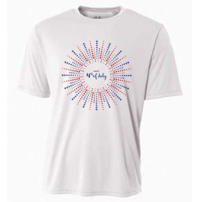 Happy 4th Of July Cooling Performance Crew T-Shirt