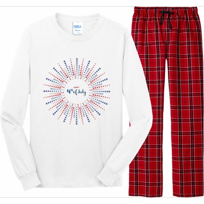 Happy 4th Of July Long Sleeve Pajama Set