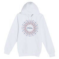 Happy 4th Of July Premium Pullover Hoodie