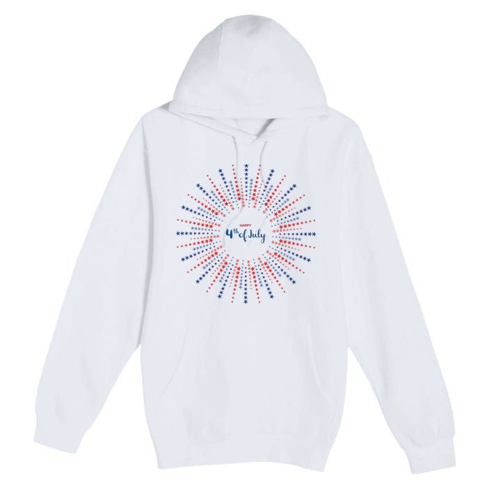 Happy 4th Of July Premium Pullover Hoodie