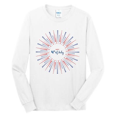 Happy 4th Of July Tall Long Sleeve T-Shirt