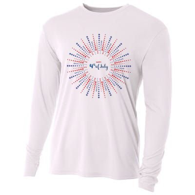 Happy 4th Of July Cooling Performance Long Sleeve Crew