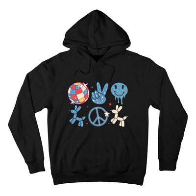 Happy 4th Of July Retro Gift Hoodie