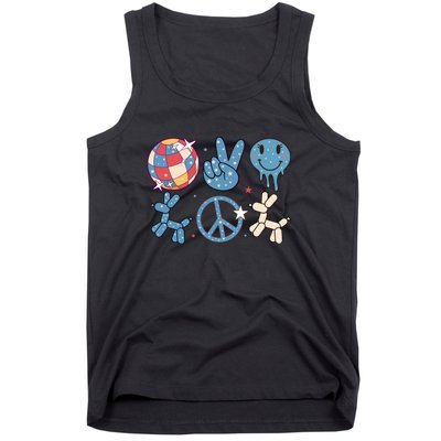 Happy 4th Of July Retro Gift Tank Top