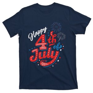 Happy 4th Of July Cool Independence Day Patriotic American T-Shirt