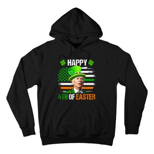 Happy 4th Of Easter Joe Biden St Patricks Day Leprechaun American Flag Hoodie